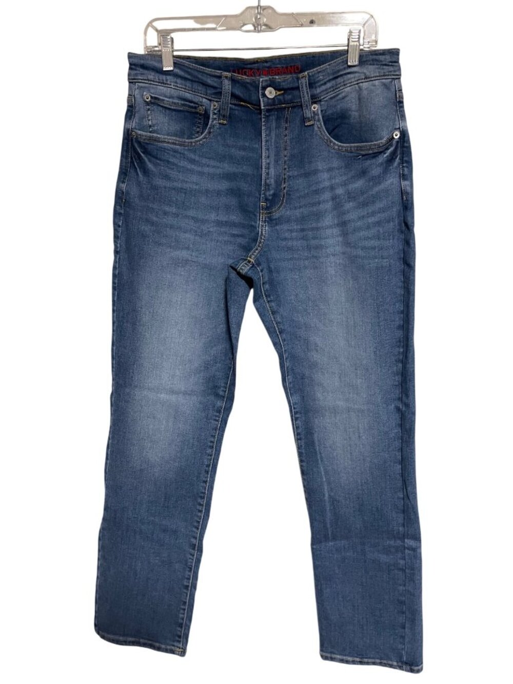 Lucky Brand Mens 223 Straight Fit Jeans Size 32x30 Medium Wash Denim